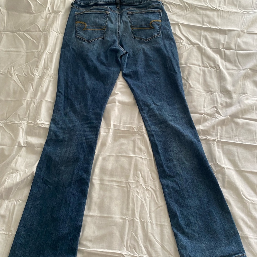 Womens American Eagle Outfitters Blue Boot Cut Jeans - Picture 9 of 13